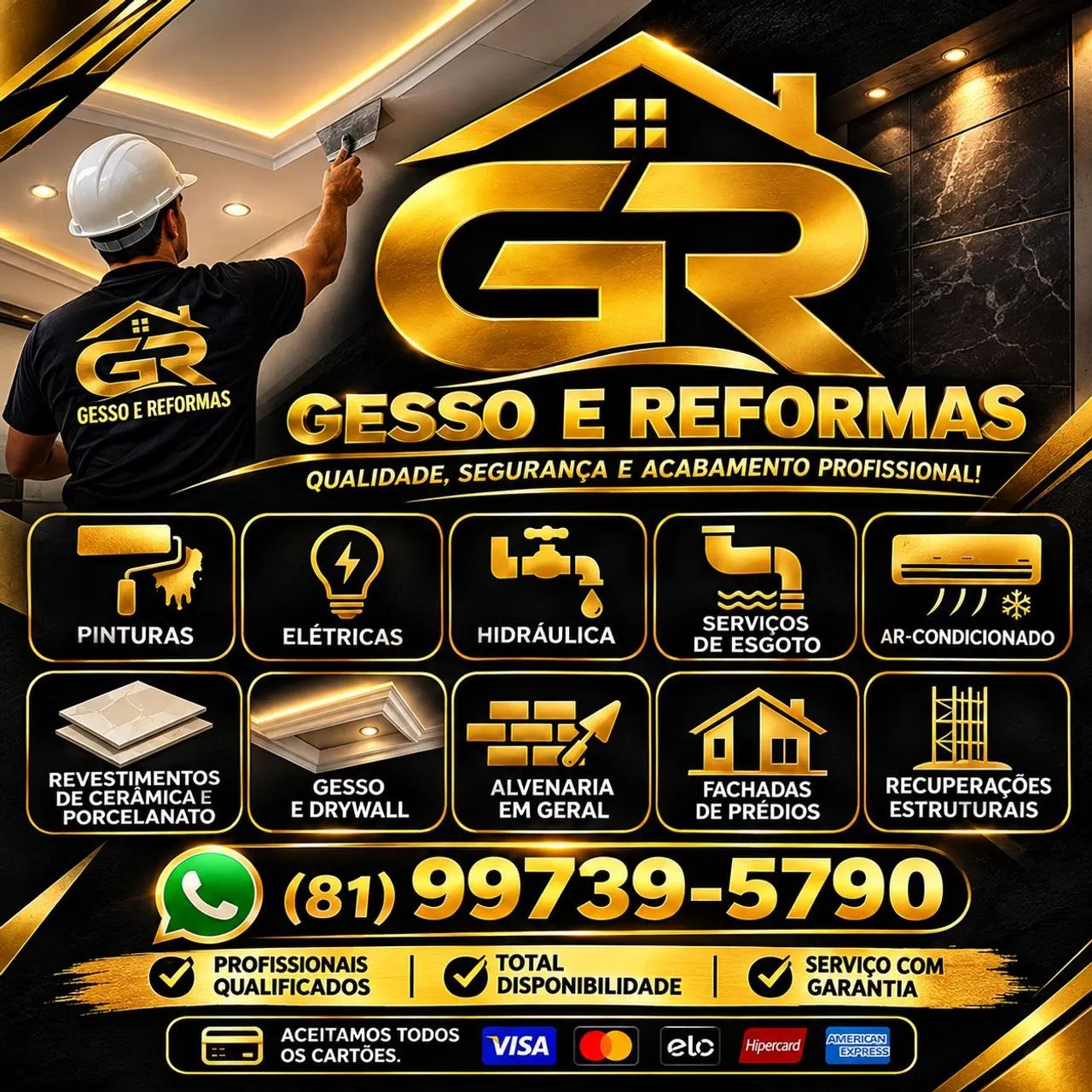 Gesso e reformas ! 