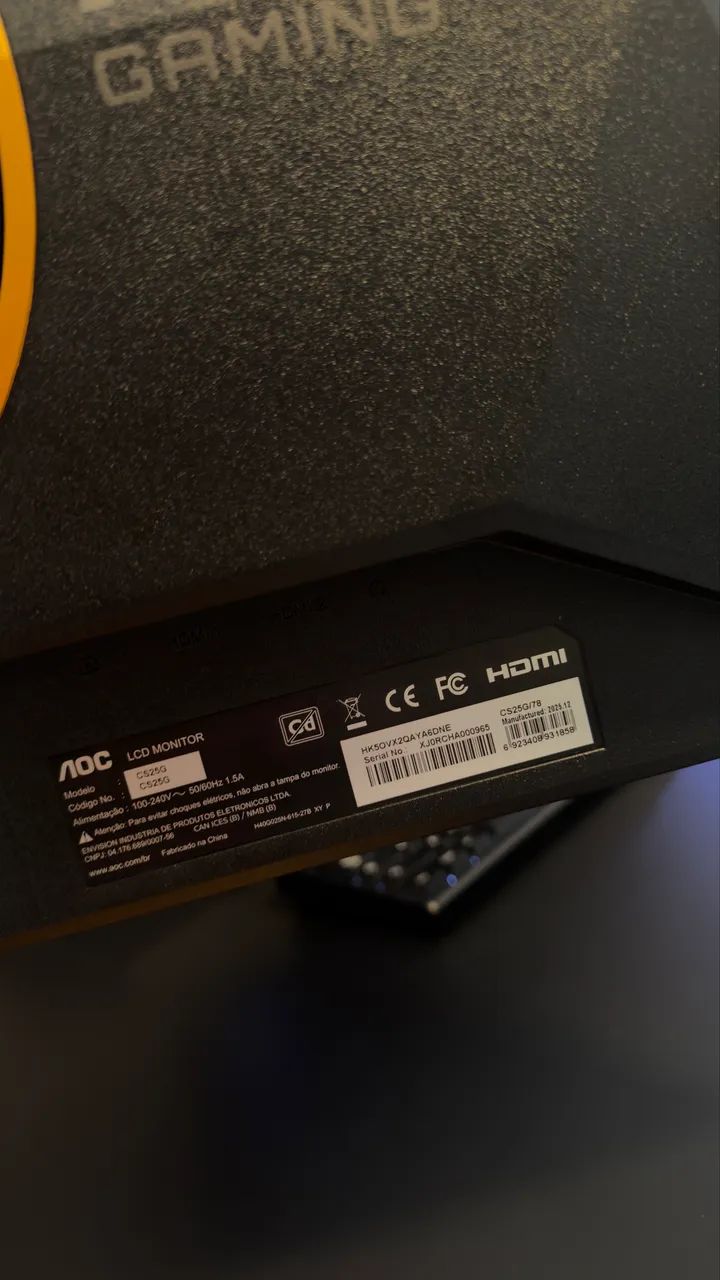 Monitor Aoc cs2 310hz - Foto 3