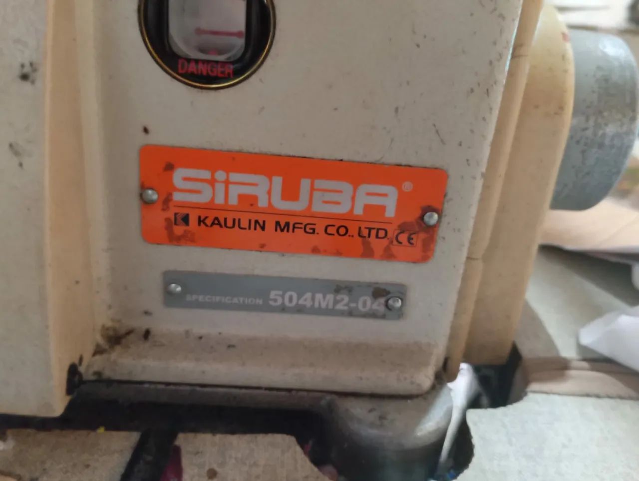 Overloque ponto cadeia siruba