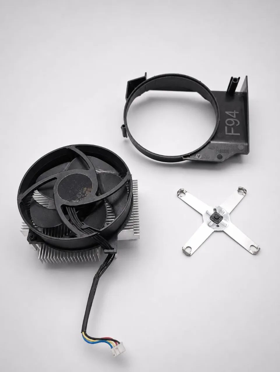 Kit Cooler + Dissipador + X-Clamp + Carcaça Plástica Xbox 360 Slim