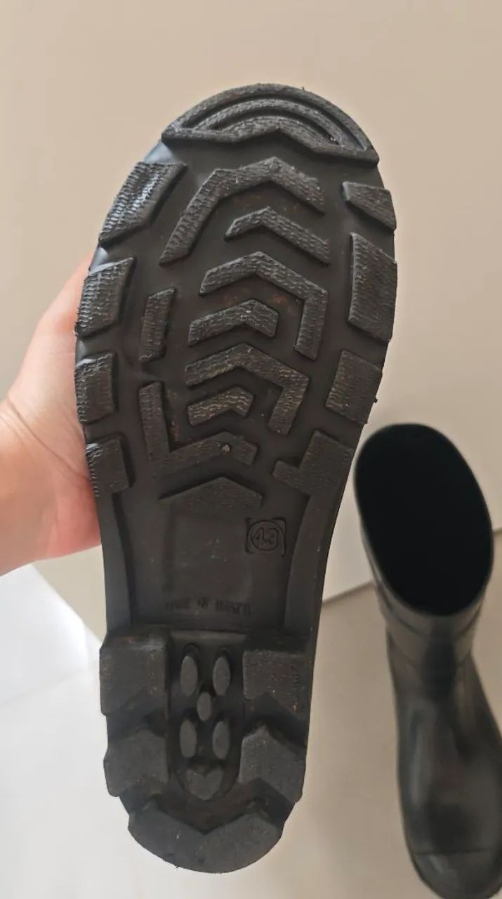Bota borracha 43 - Foto 3