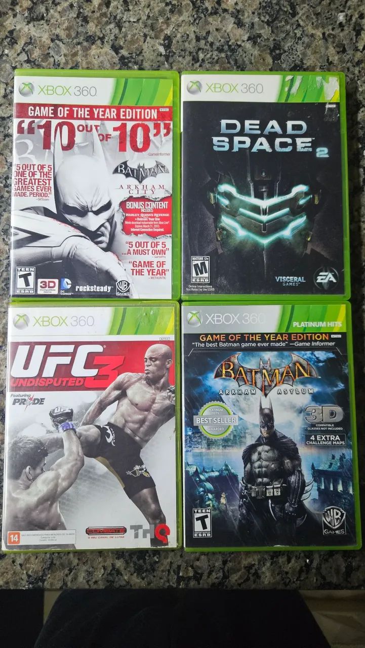 Lote de CDs de xbox 360 original 