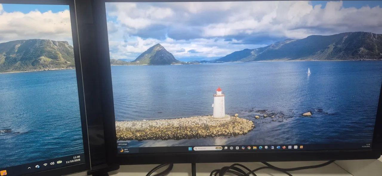 Monitor Extensor Triplo 15.6'' Portátil Para Notebook 16:9 - Foto 4