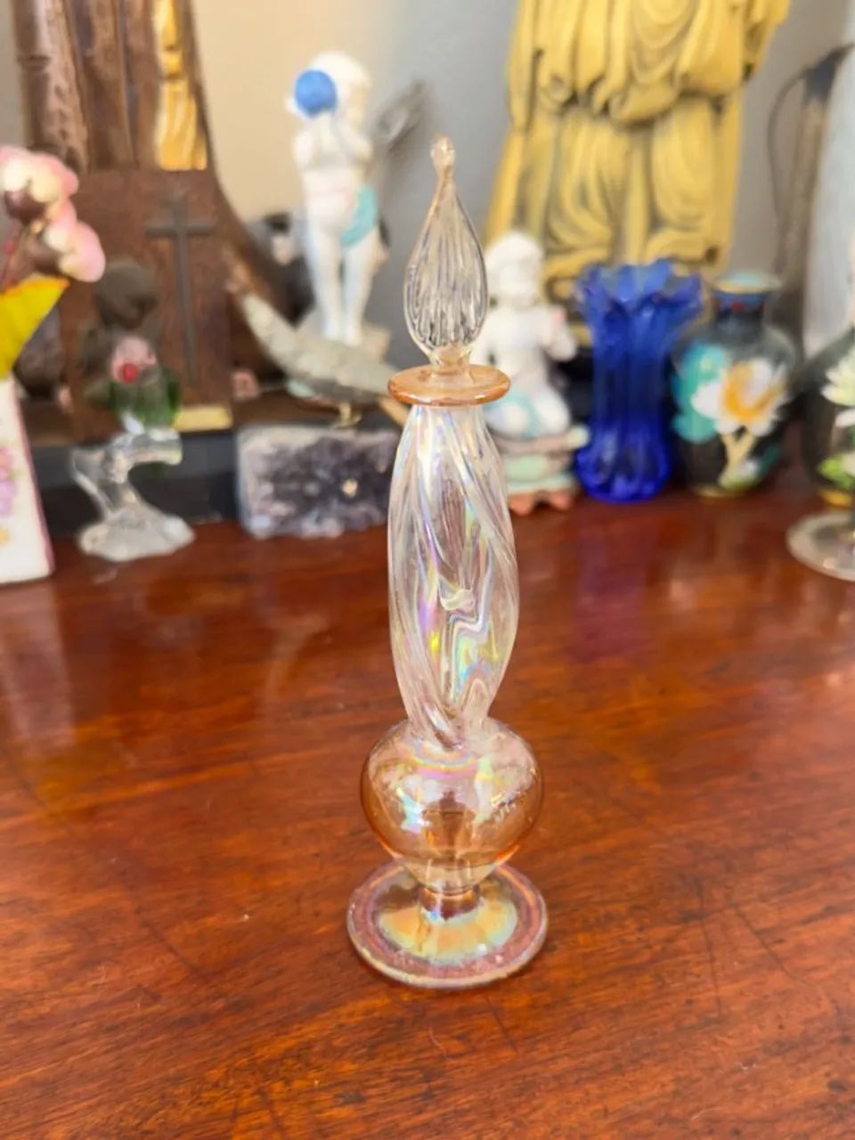 Perfumeiro em Vidro Soprado, estilo Murano. - Foto 3