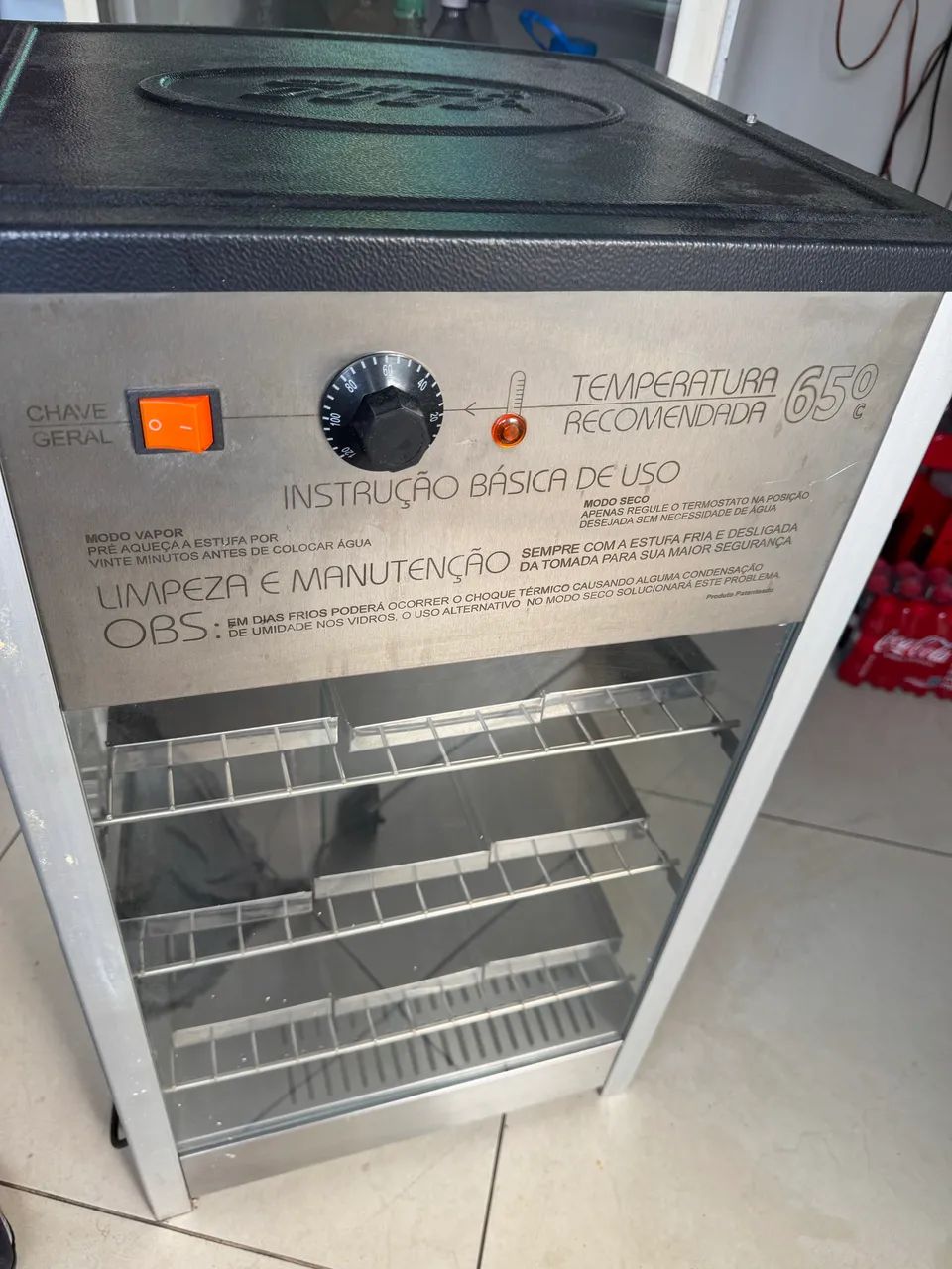 Estufa de salgado ou comida com 12 bandejas  - Foto 3