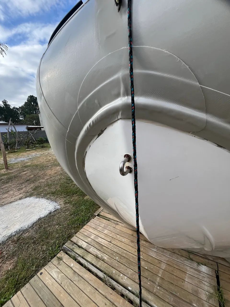 Bote de apoio inflável 2m  - Foto 5