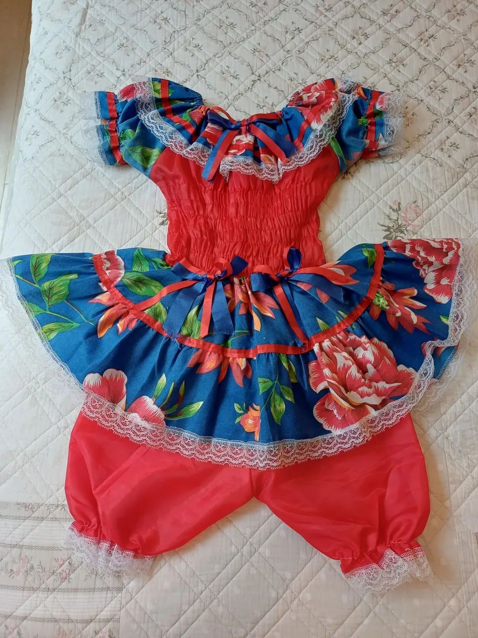 Vestido de Festa Junina - Tam 1