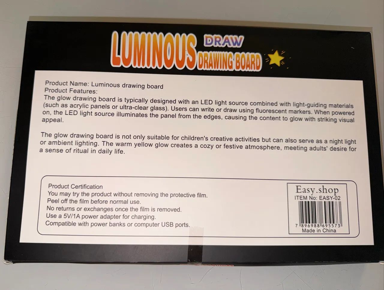 Lousa Mágica Luminosa / Luminous Drawing Board.  - Foto 3