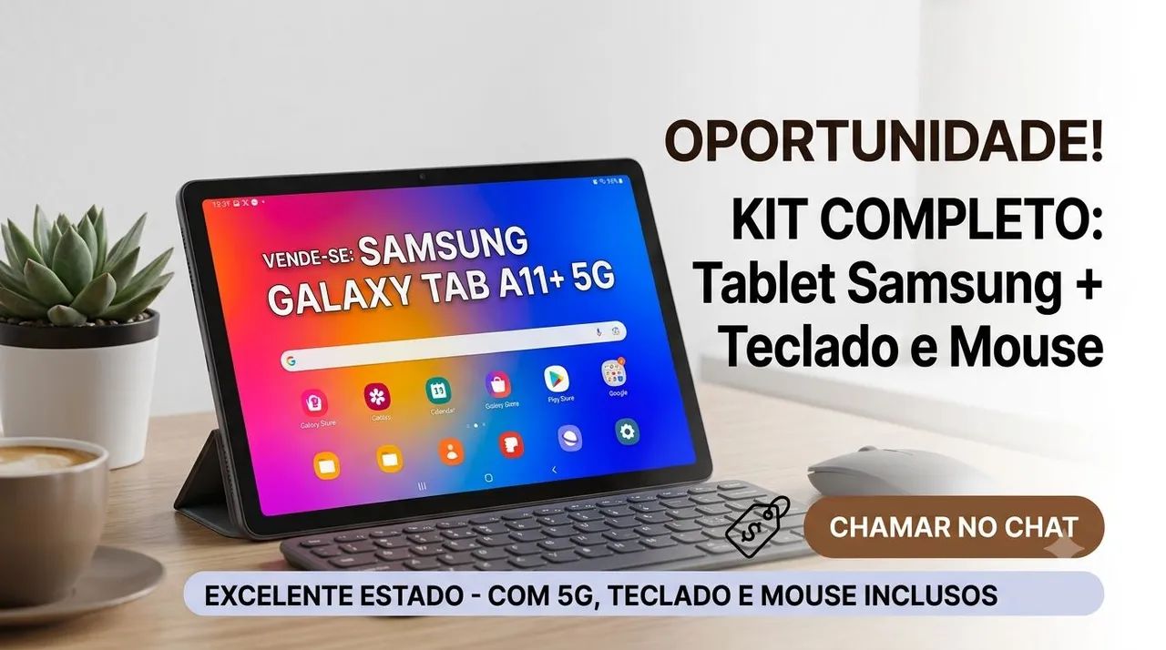 Vendo ou troco Samsung Galaxy tab a11 plus (tablet).