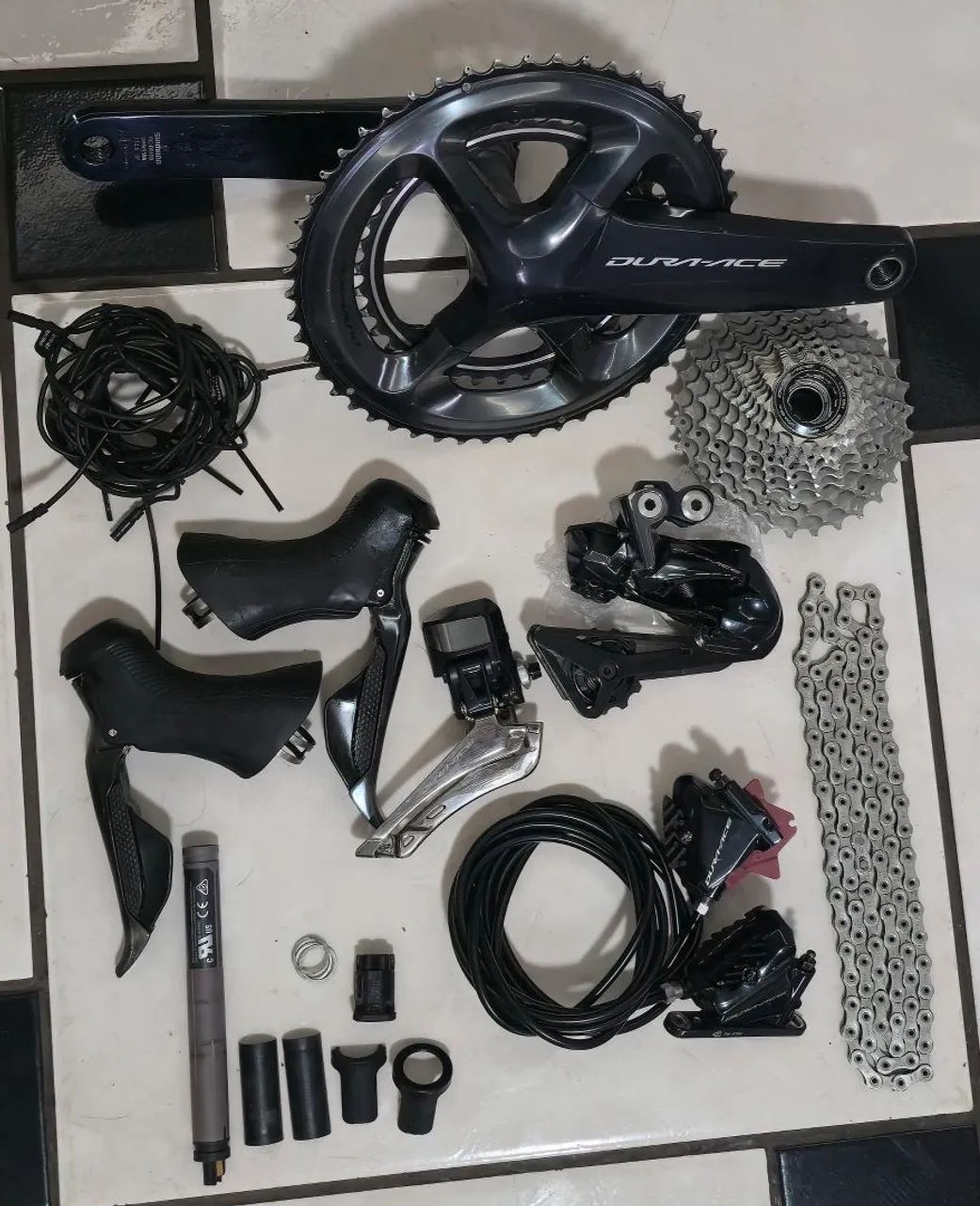 Grupo dura ace eletrônico de 11 velocidade.  - Foto 2