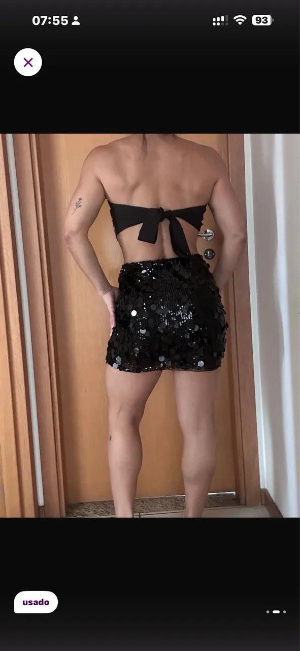 Conjunto preto paetês  - Foto 2