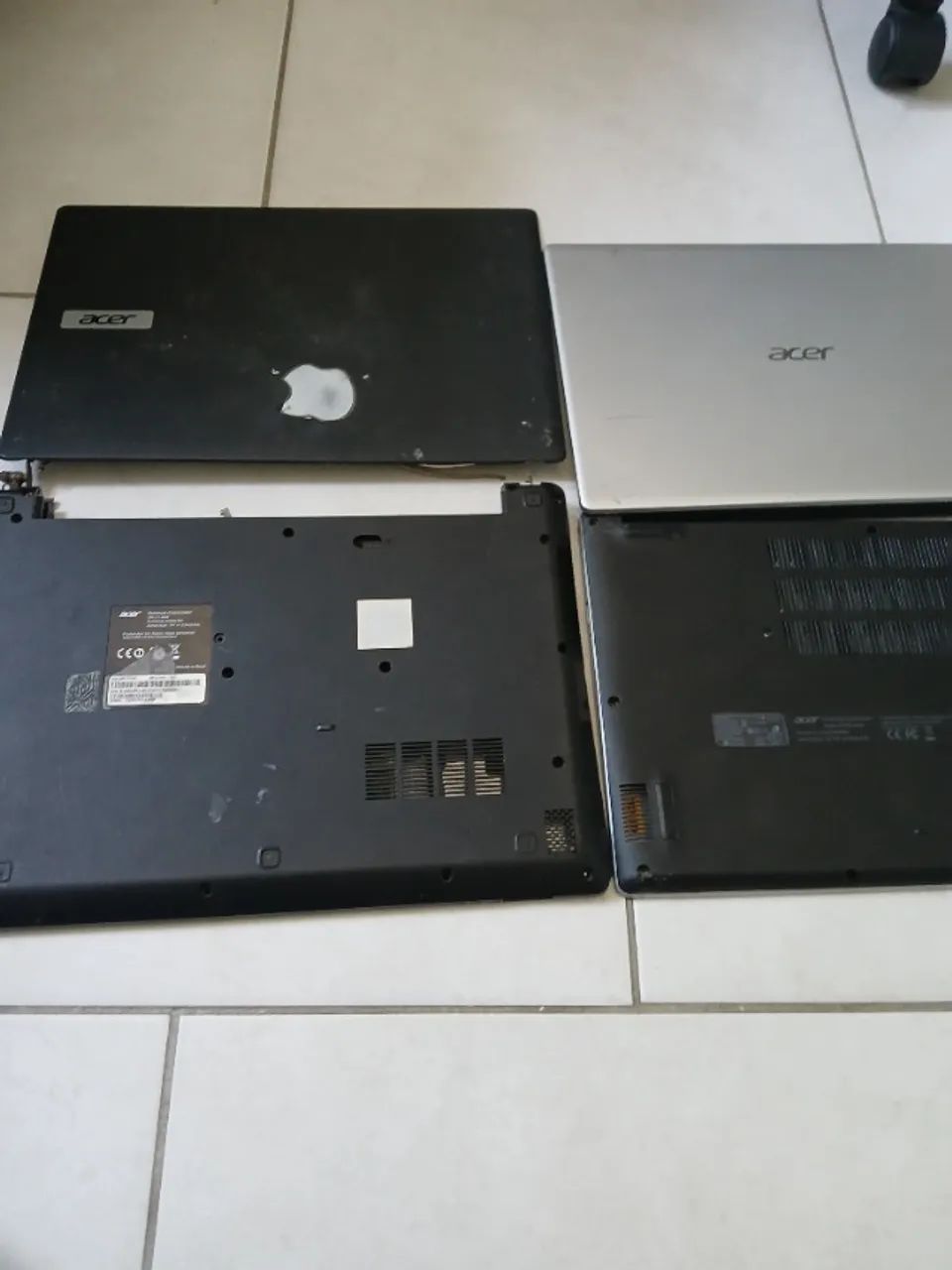 Lote 2 Sucatas Notebook Acer (Com Tela e Teclado) - Foto 2