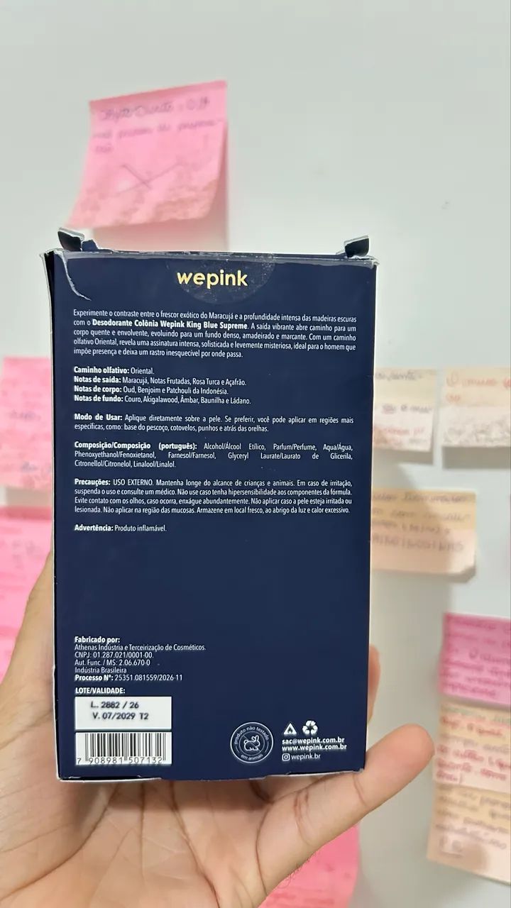 Colônia Wepink- Masculino  - Foto 3