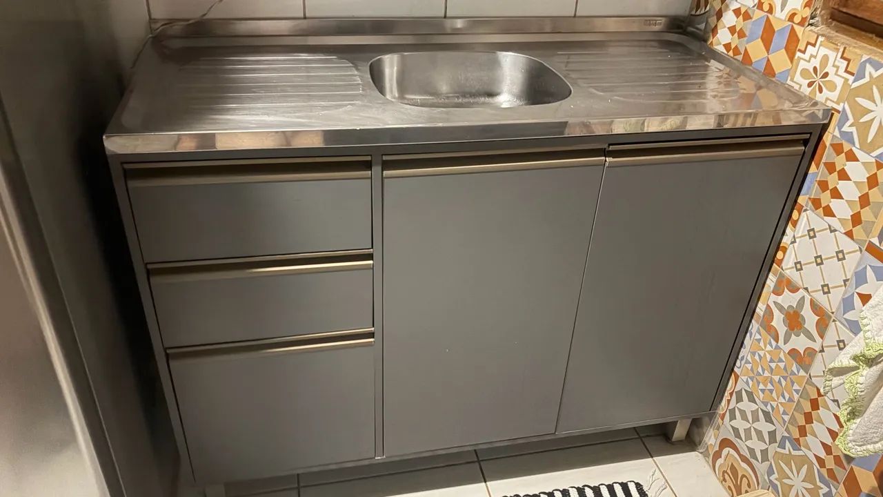Armário de cozinha + pia  - Foto 2