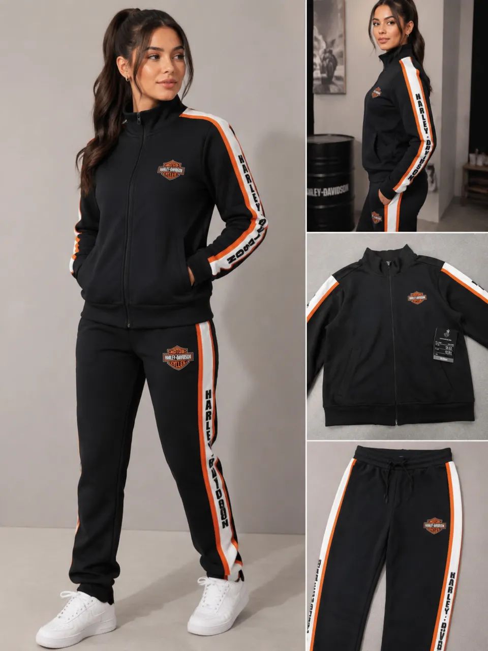 Conjunto Moletom Harley Davidson 