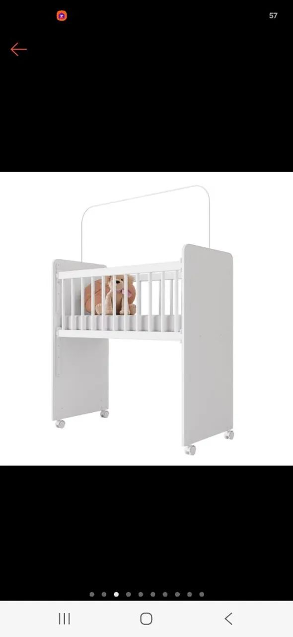 Mini berço infantil com colchão  - Foto 3