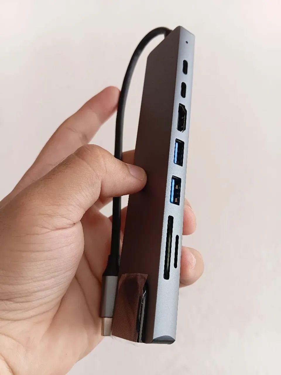 Hub Adaptador USB com 8 Portas (com HDMI 4K e RJ45) - Foto 2