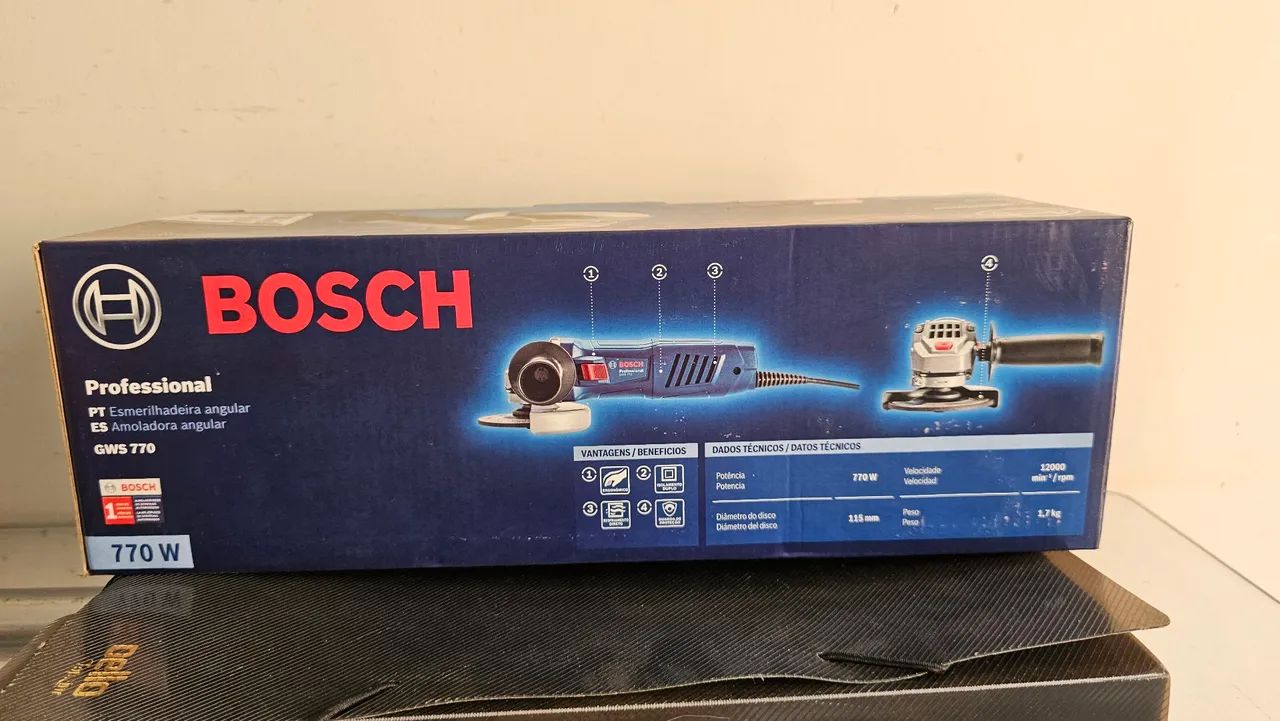Esmerilhadeira 770w Bosch - Foto 2