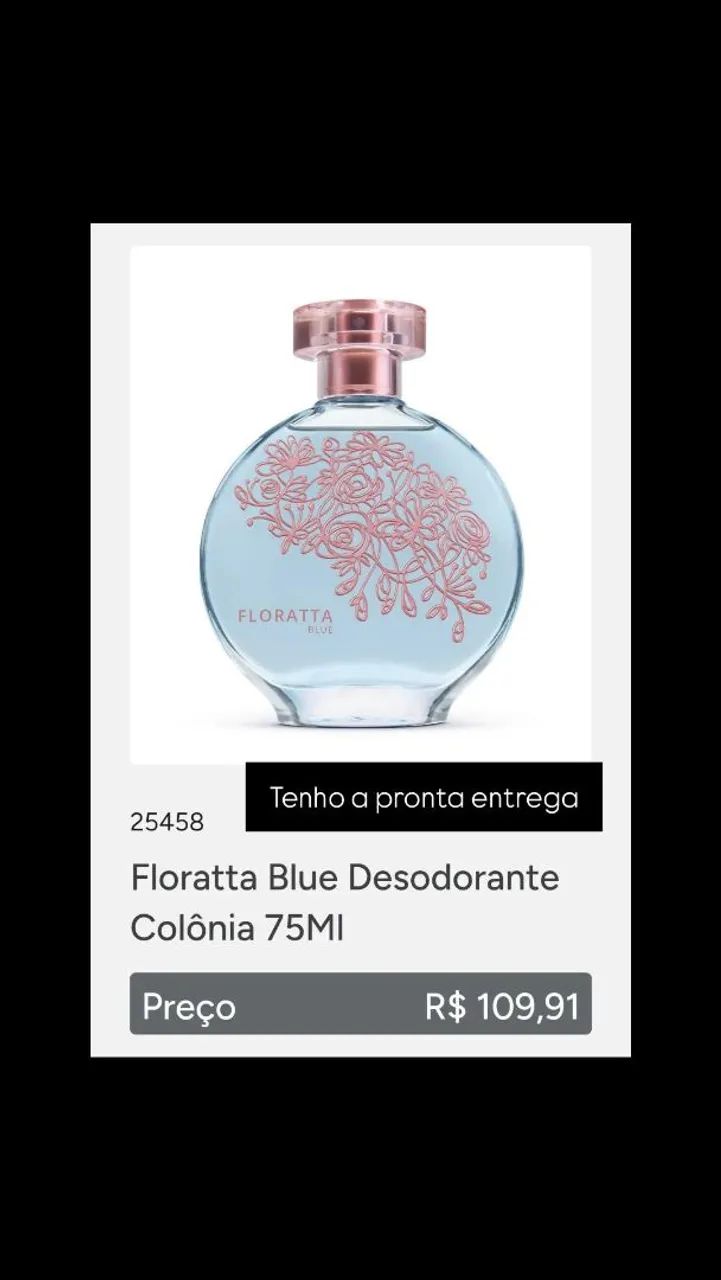 Perfumes Florara Blue e My Blue O Boticário 