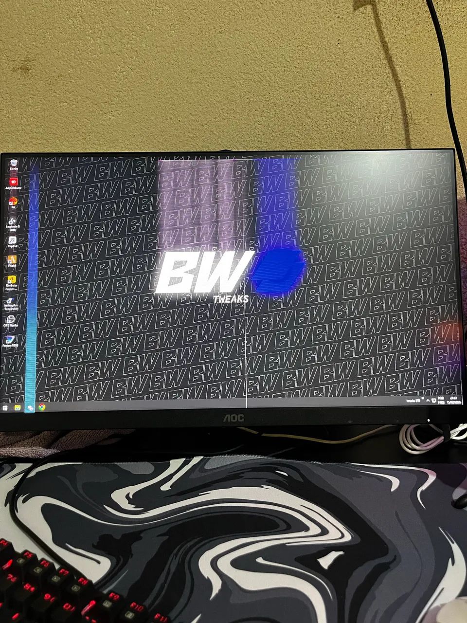 Monitor AOC 180hz (COM DEFEITO) - Foto 2