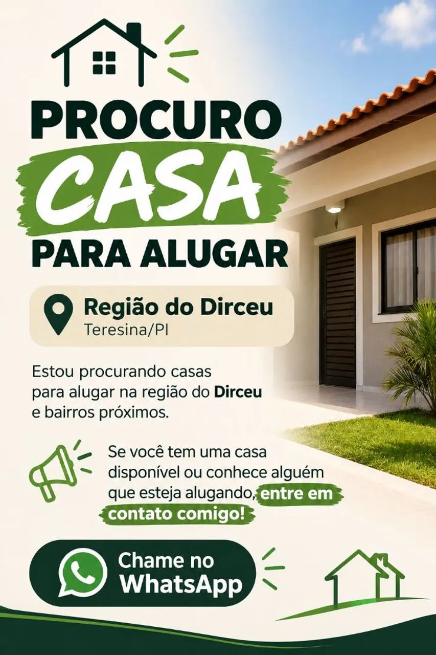 CASA PARA LOCAÇÃO