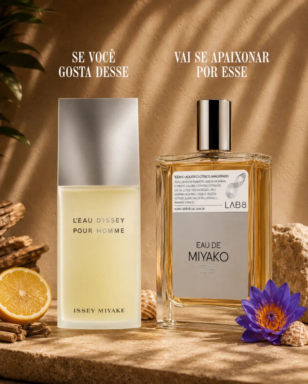 Perfume Eau de Miyako - LAB 8 - 100ML - Foto 2