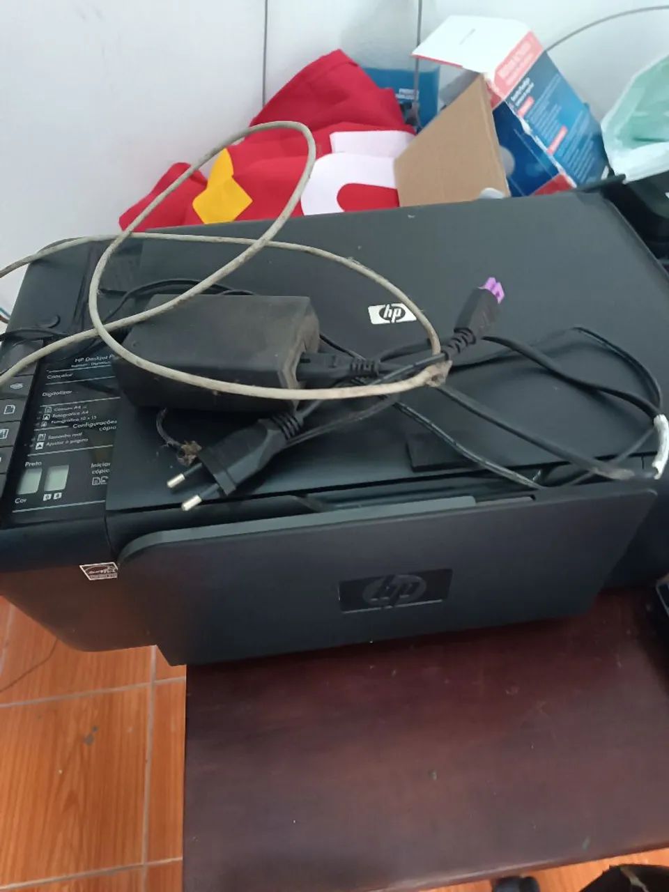 Multifuncional Deskjet HP 4480 com fonte e cabo 
