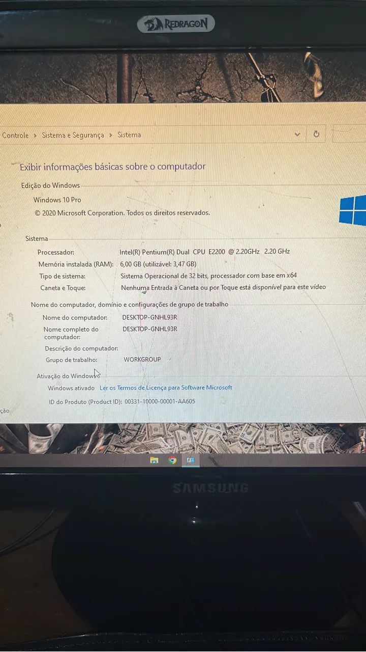 computador completo(mouse) (teclado) (headset) (mouse pad com led)? - Foto 2