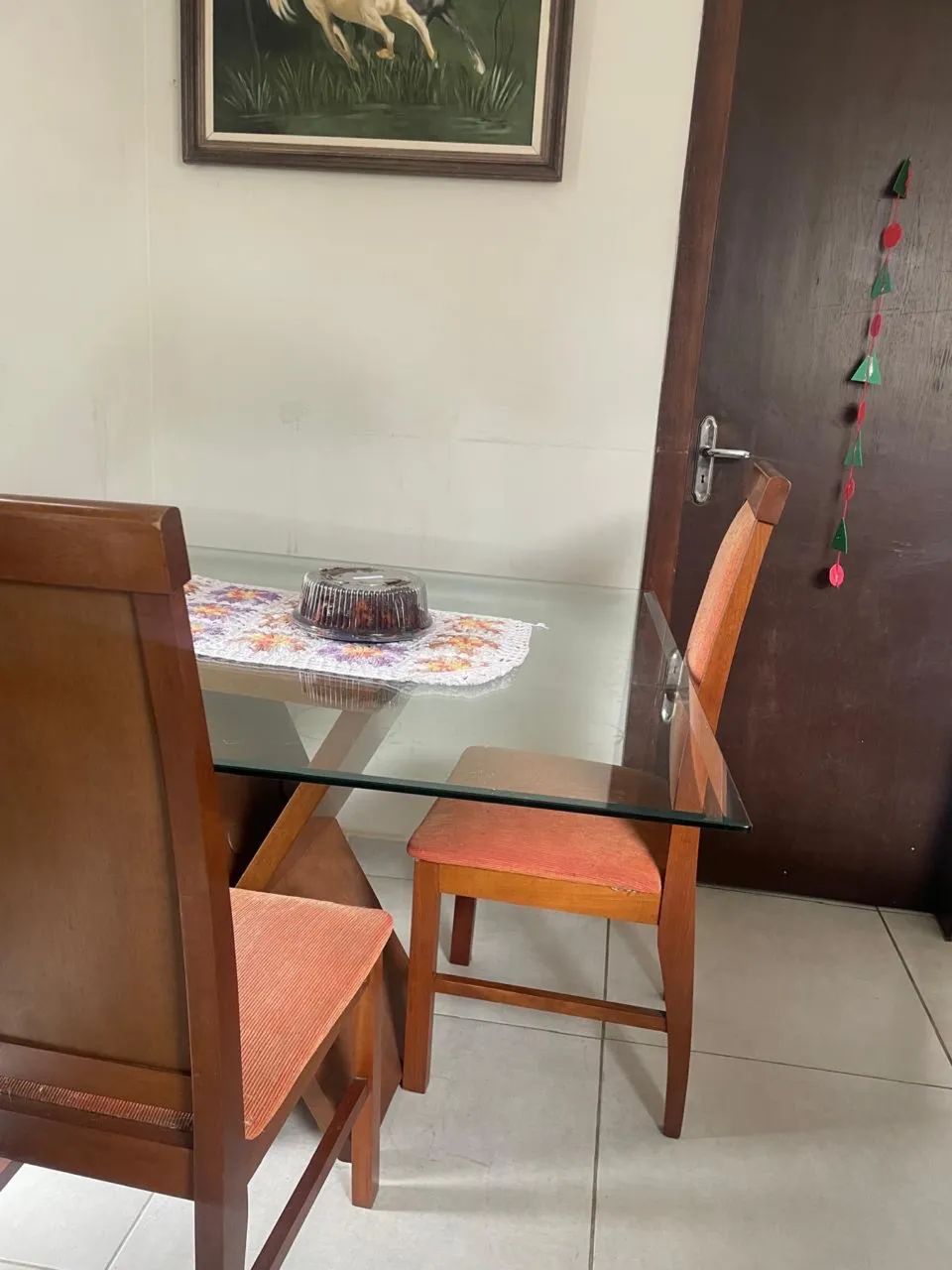 Mesa de jantar de vidro 4 lugares  - Foto 2