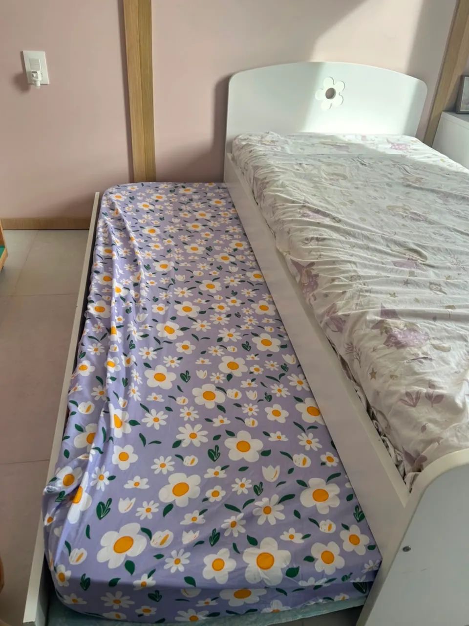 Cama de solteiro patchflower com cama inferior - Foto 3