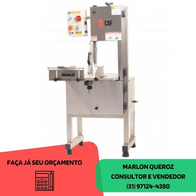 Serra Fita CAF para Açougue com Suporte