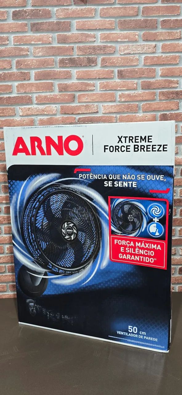 Ventilador de Parede Arno Xtreme Force Breeze 50cm VB51, 126W, 6 Pás, 3 Velocidades - Foto 4