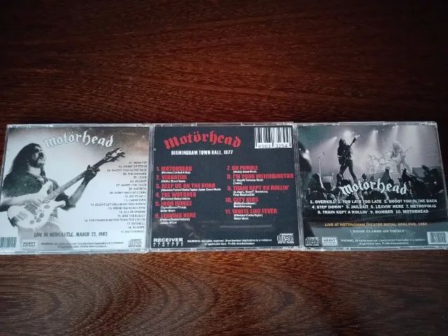 cd motorhead bootleg lote com 3 cds ao vivo - Foto 2