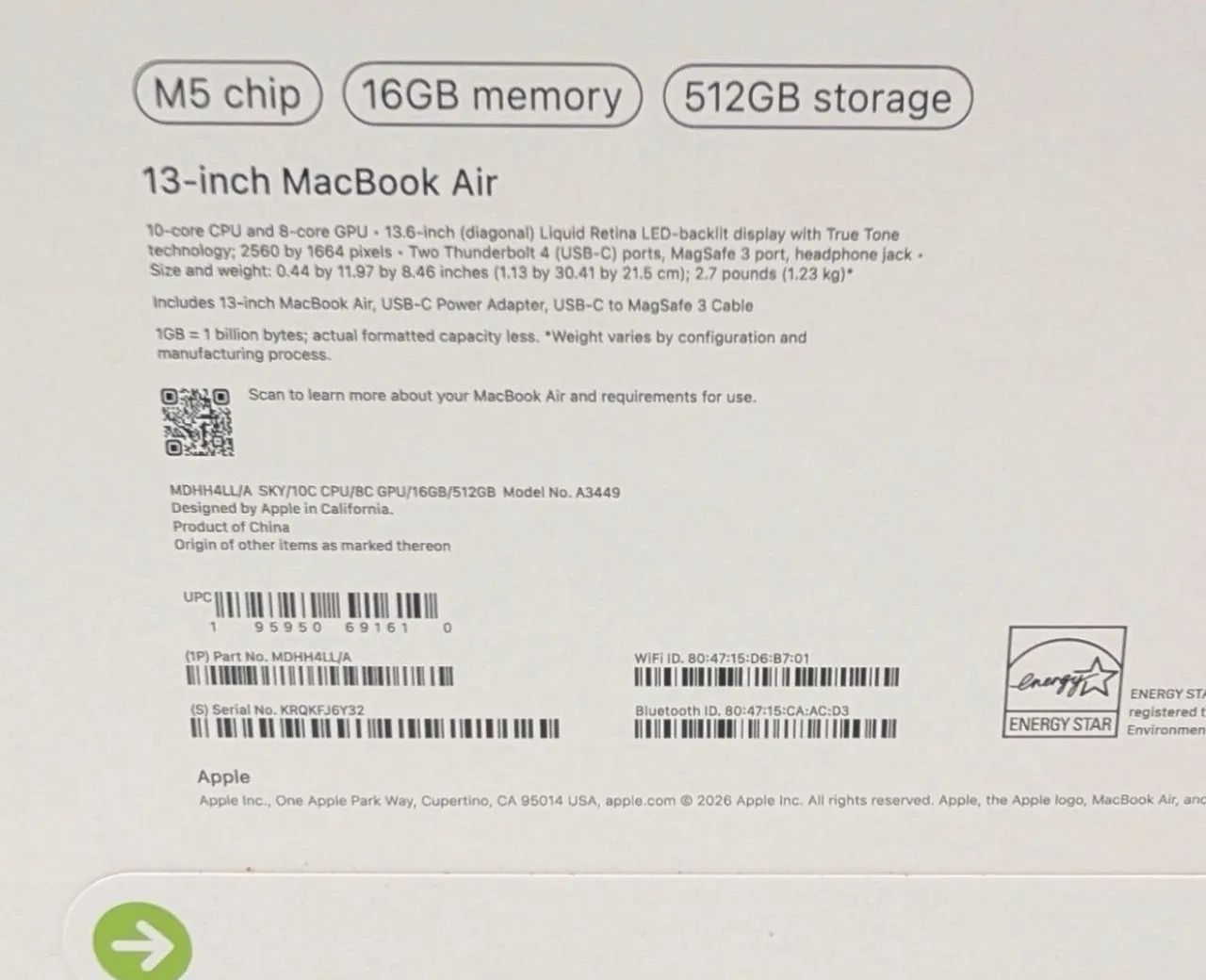 MacBook Air M5 (skyblue) - Foto 3