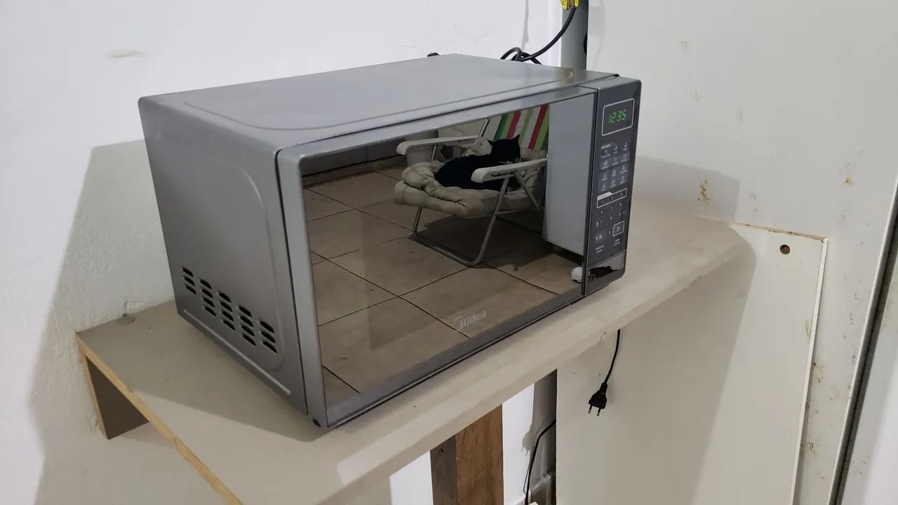 Micro ondas Espelhado Midea 20L (ENTREGO) - Foto 3
