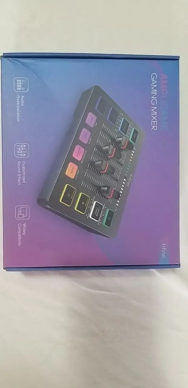 Mixer de Áudio Fifine Gaming SC3 com XLR para Microfone e 4 Canais - Foto 3