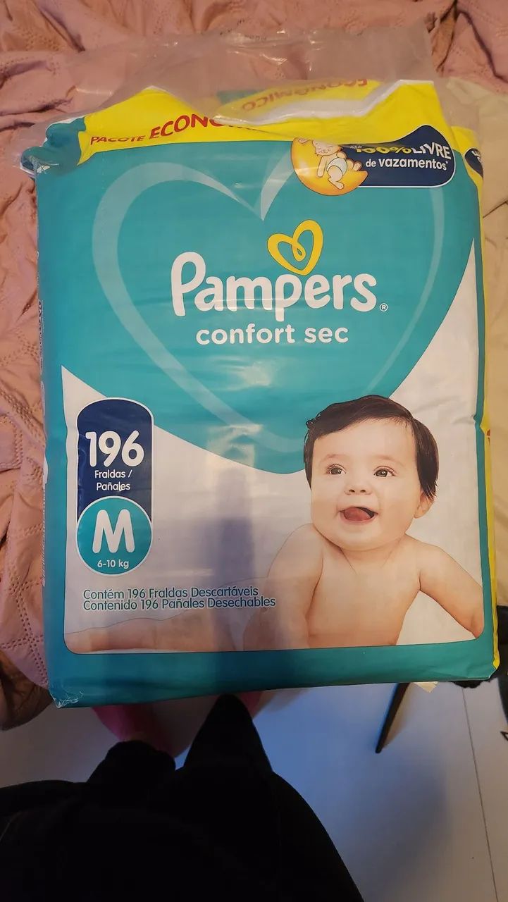 Fralda Pampers Confort Sec M 
