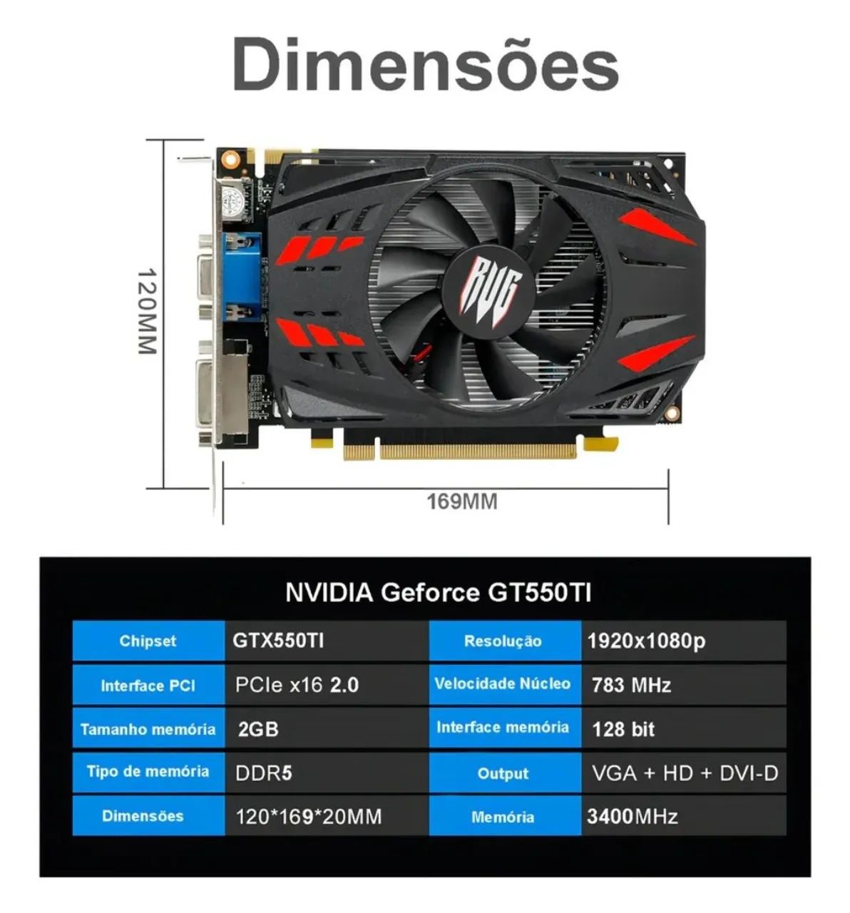 Gtx 550 ti(lacrada)