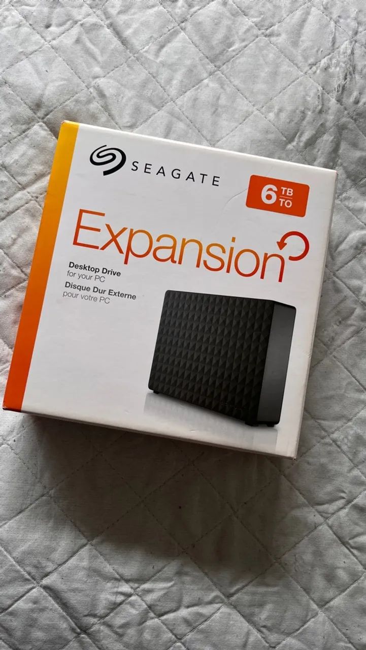 HD Externo de mesa Seagate 6tb