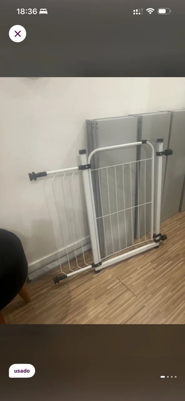Portão para pet com extensor 