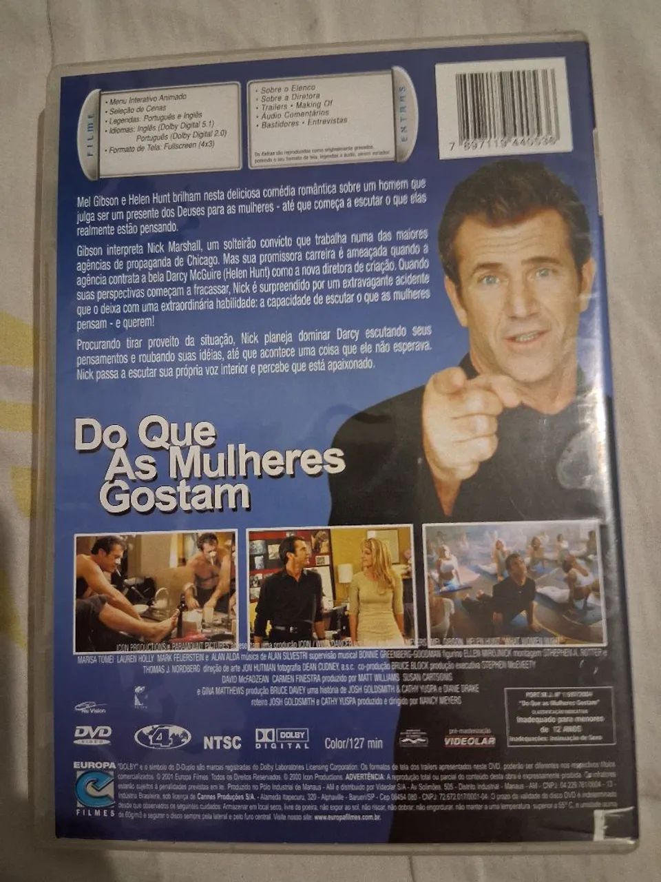 DVD DO QUE AS MULHERES GOSTAM / Mel Gibson - Foto 3