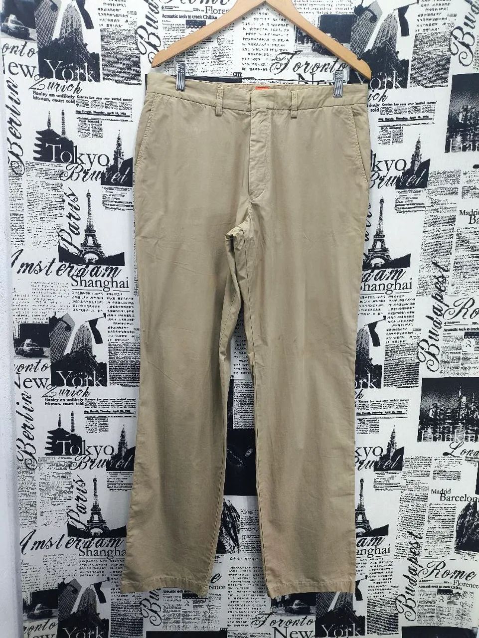 Calça Hugo Boss Sarja Tam 44 Cód 4597 Usado/Original 