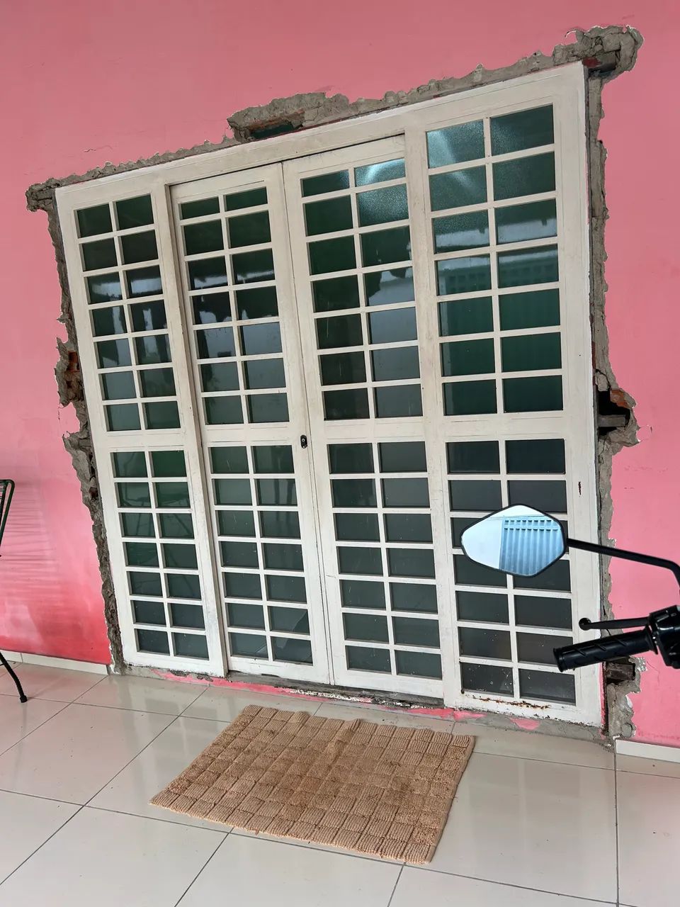 Porta de correr de ferro maciço 407687816598016003