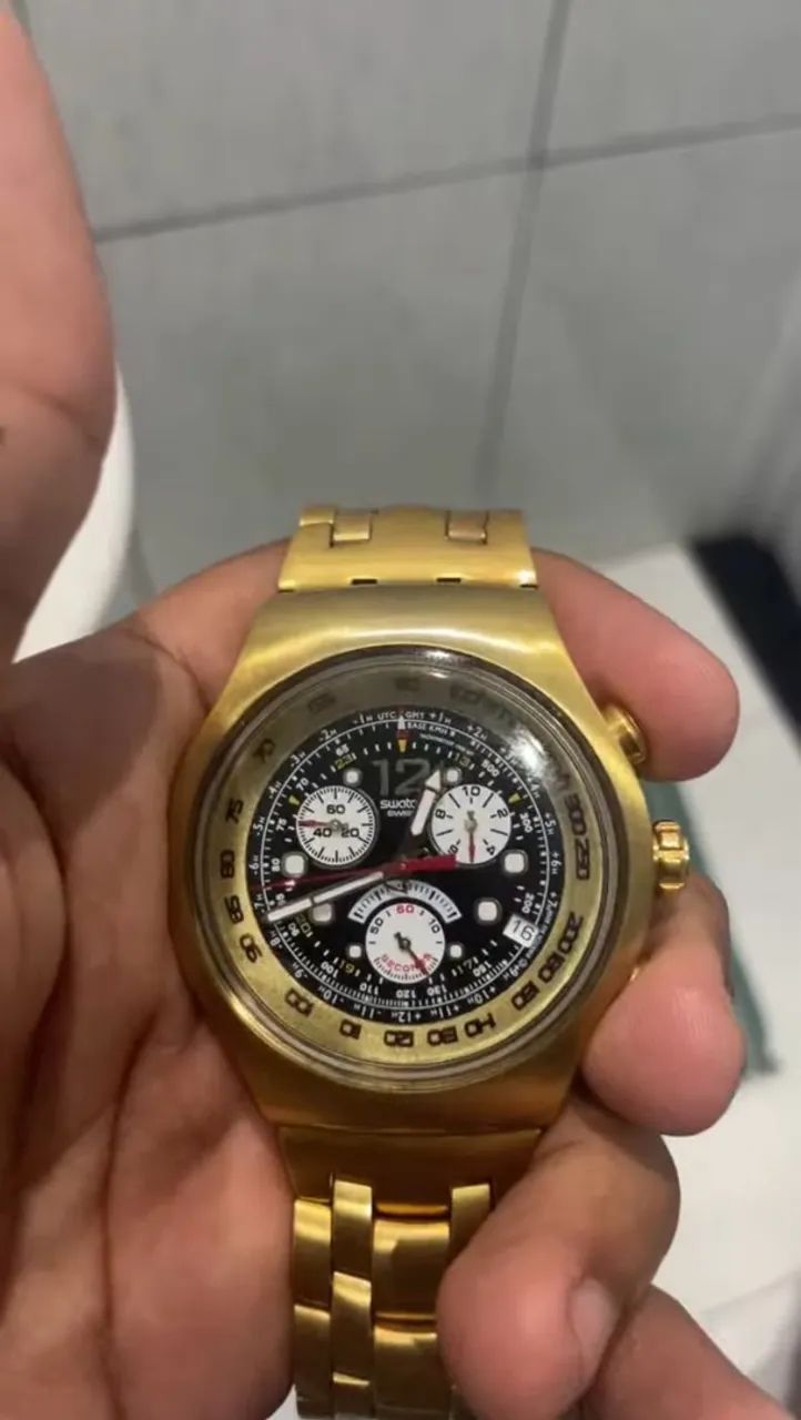 Swatch série ouro 