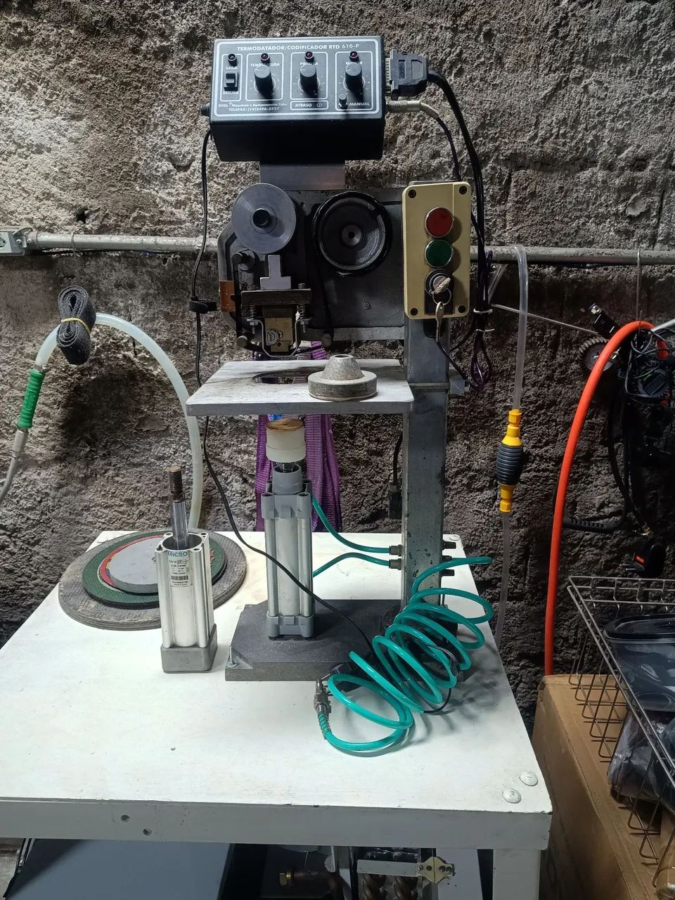 Termo datador, pneumática de bancada rtd 610 - Foto 2