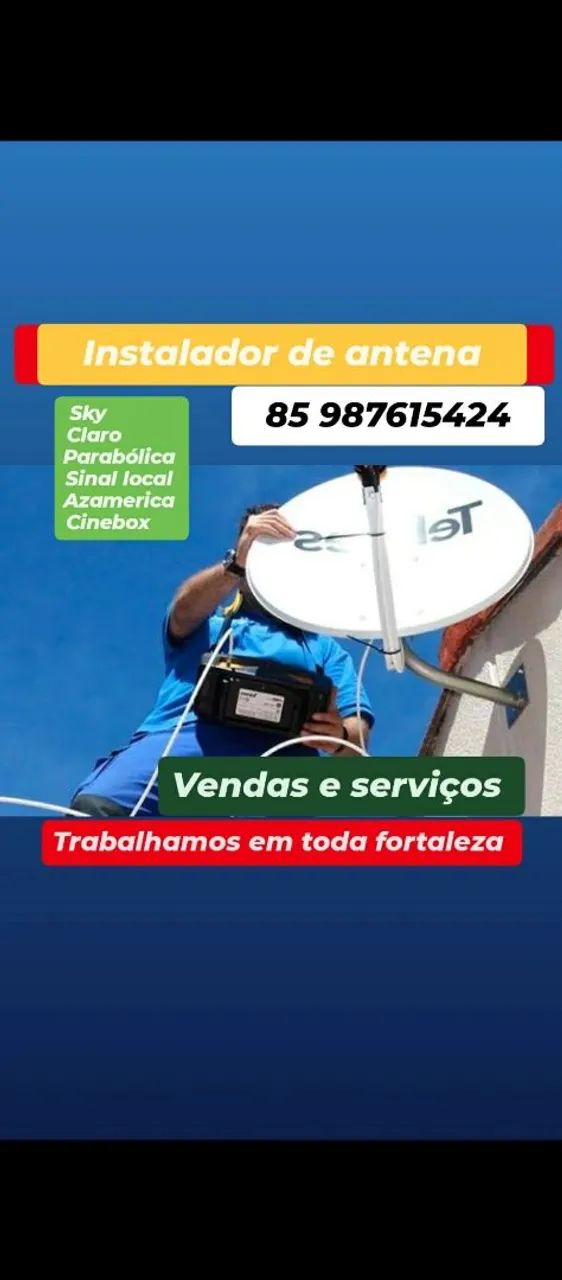 Antena sky instalador técnico 