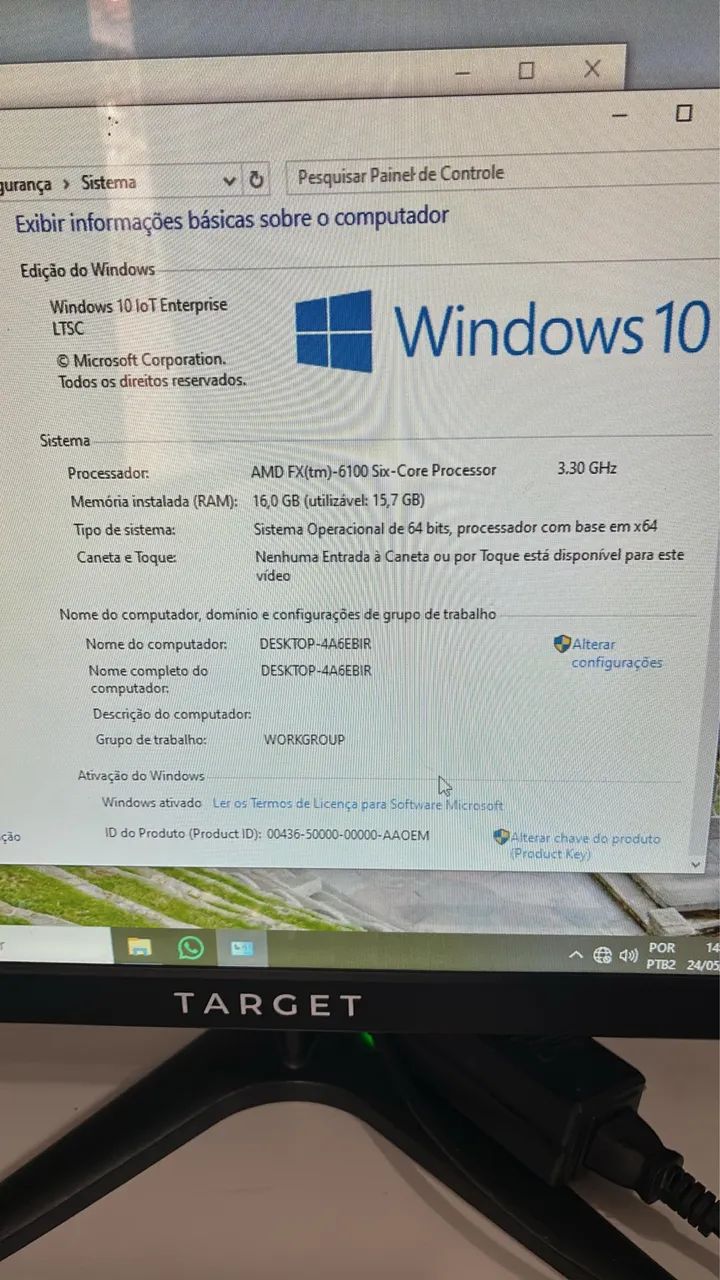Desktop completo com monitor novo - Foto 2