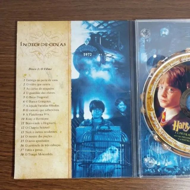 Digipack DVD duplo Harry Potter e a pedra filosofal - Foto 4