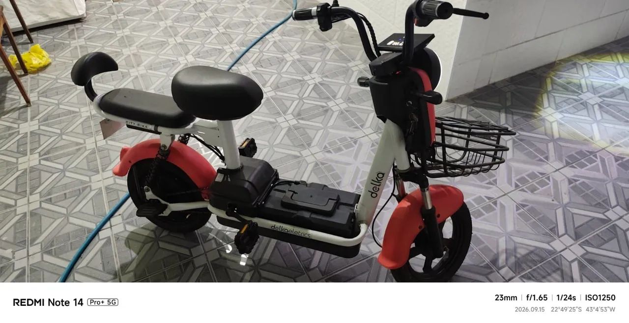 Bicicleta elétrica tipo motinha nova - Foto 5