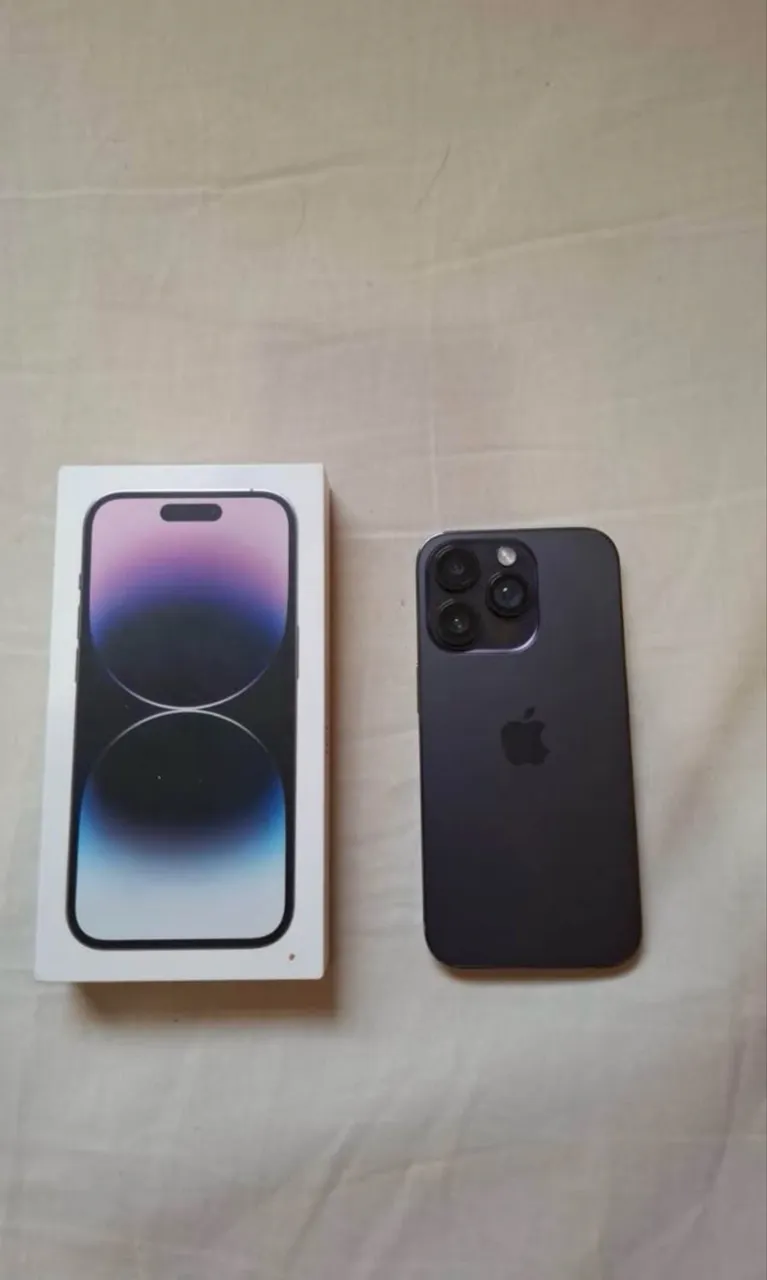 iPhone 14 Pro 256GB Roxo Deep Purple Conservado - Celulares e